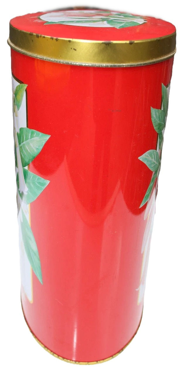 Thumbnail: Preloved Vintage Biscuit Tin, Vintage Glen Rowen Flowers Collectible Tin