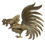 Miniatura: Preloved Brass rooster , Brass Fighting Rooster.