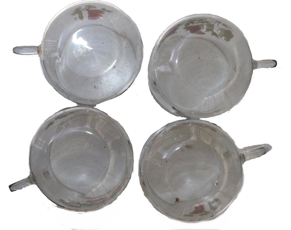 Miniatura: Preloved Vintage Maastricht Randwyck Holland Glass Coffee Pot With Four Glasses