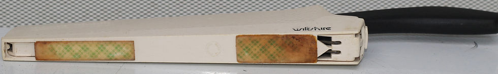 Miniature : Preloved Vintage Plastic-Handled Knife in Wiltshire Stay-Sharp Holder