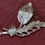 縮圖：Preloved Vintage 925 Silver Leaf Brooch