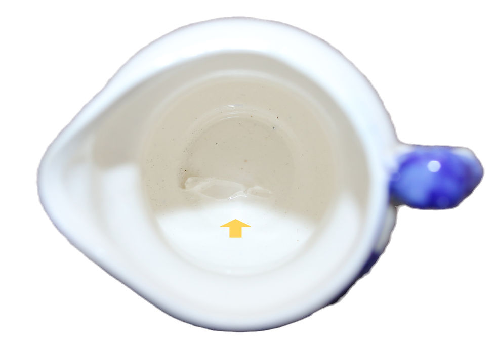 Miniatura: Preloved Vintage Ceramic Blue Onion Creamer