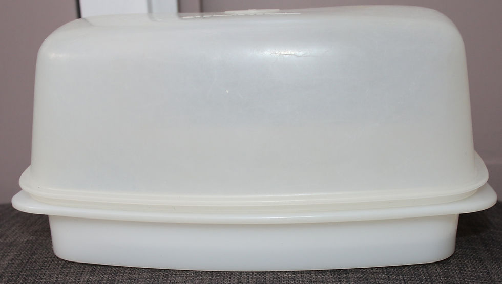 Миниатюра: Preloved Tupperware Ham Saver, Vintage Meat Roast Chicken Flavor Saver Keeper