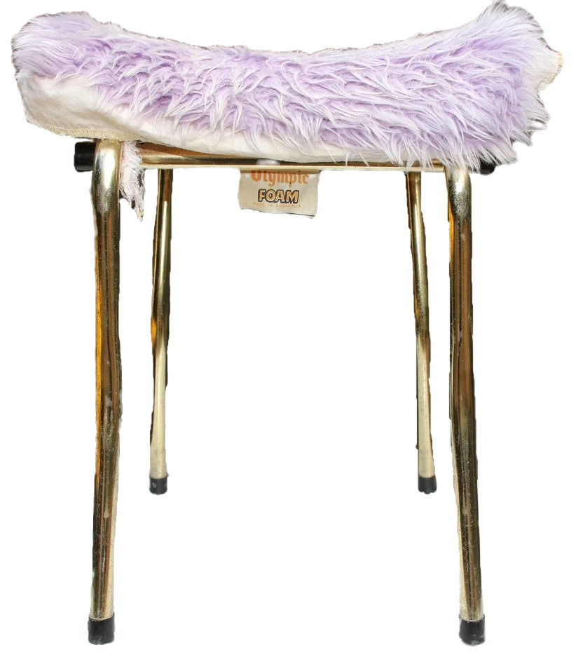 Μικρογραφία: Preloved Vintage Retro Metal Ka Relaxsit Vanity Stool