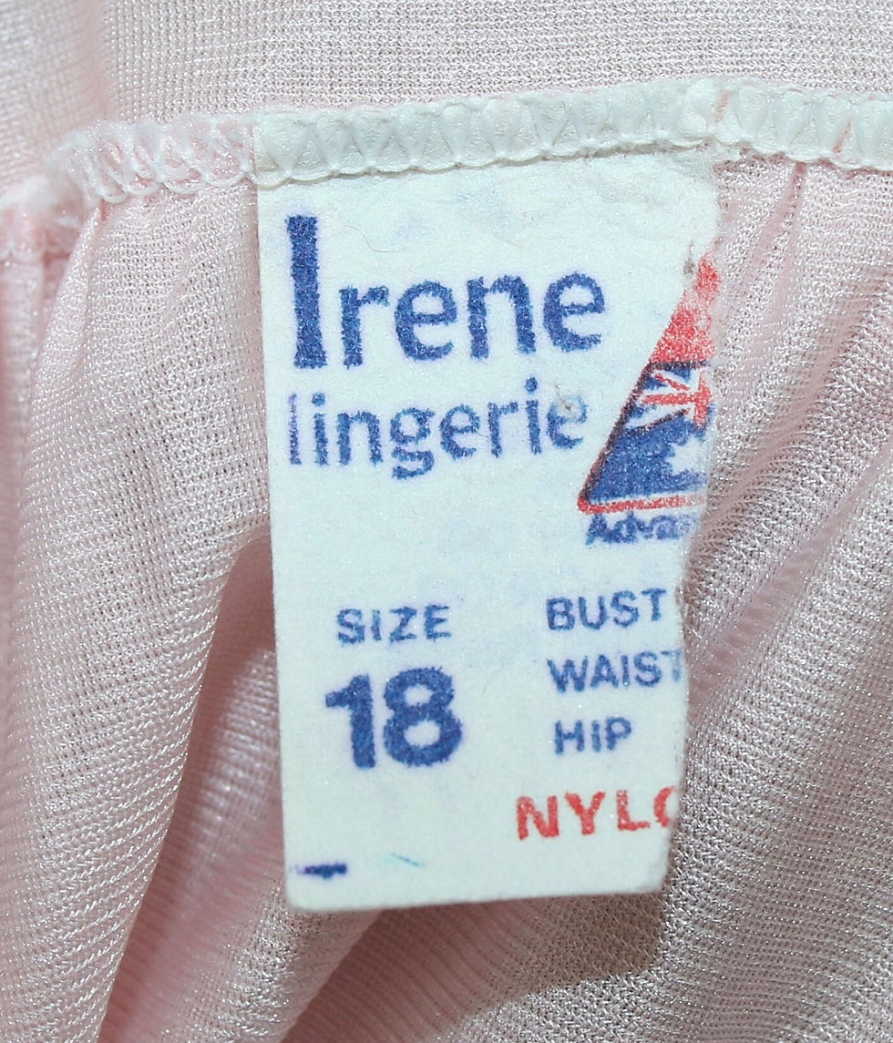 縮圖：Preloved Vintage Irene Lingerie Summer night coat, Size 18