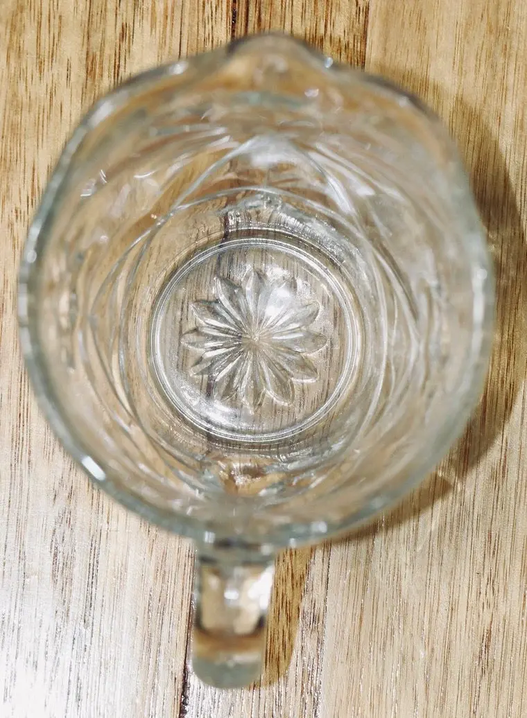 Μικρογραφία: Preloved Glass jug, Glass Pitcher, Glass Creamer