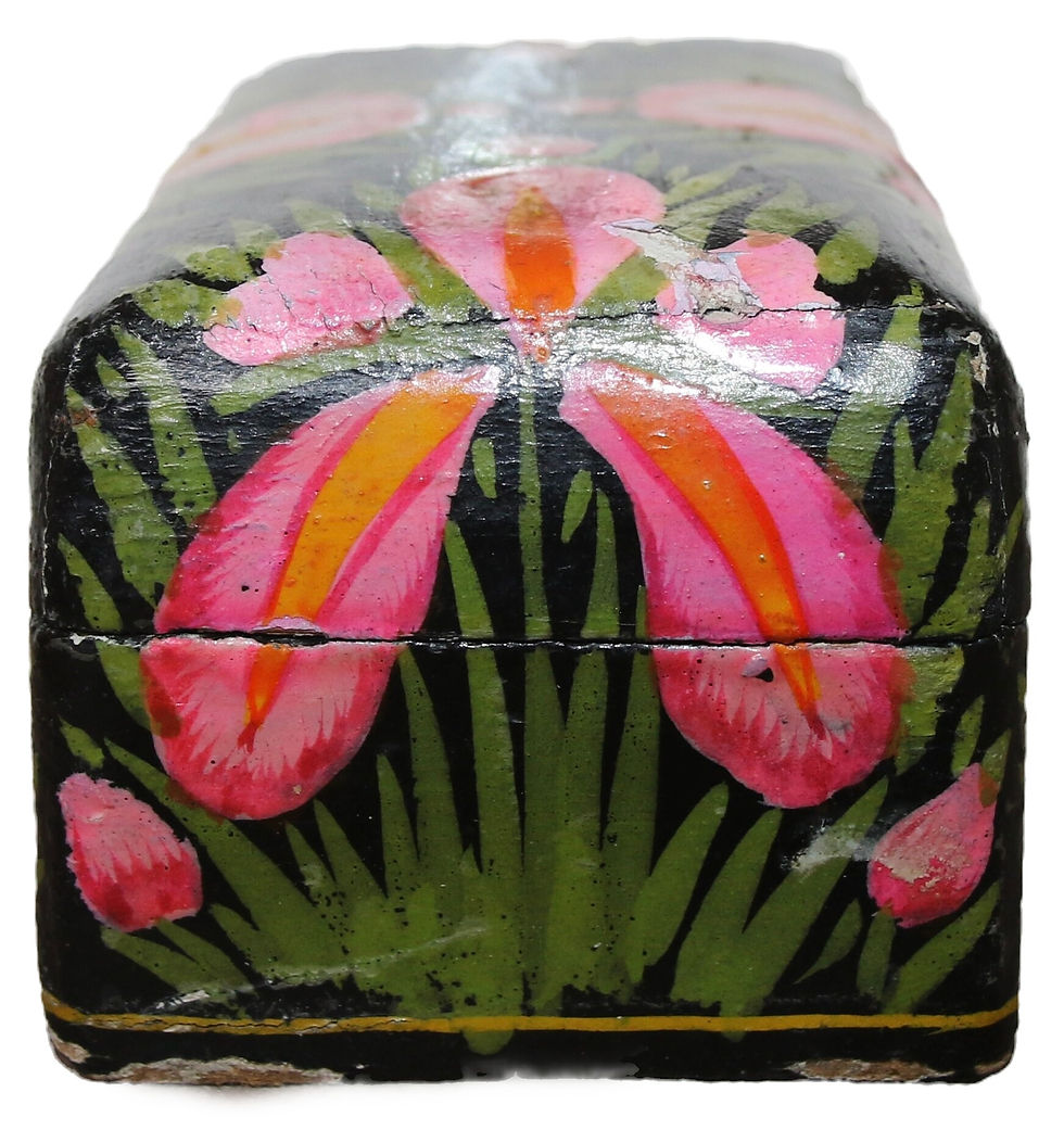 Thumbnail: Preloved Wooden Box, Floral Box