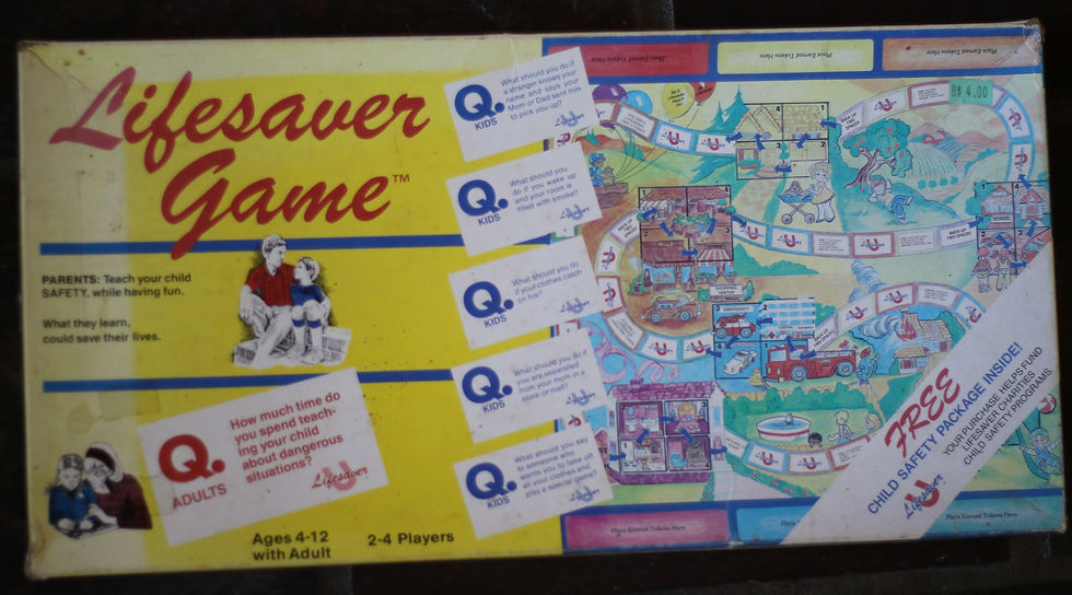 Miniatura: Preloved Vintage 1985 Ungame Lifesaver Game