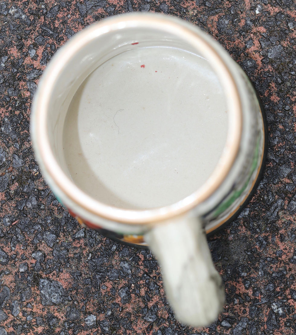 Miniatura: Preloved Ceramic tankard , ceramic stein , Beer Mug