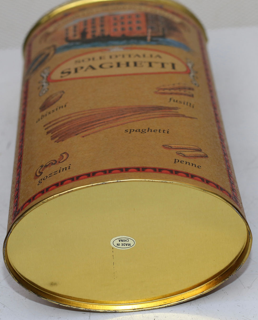 Miniatura: Preloved Vintage Sole d’Italia spaghetti storage tin