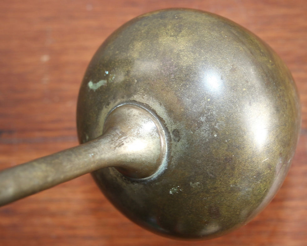 Miniaturbild: Preloved Vintage Brass Goblet, Vintage Brass Barware