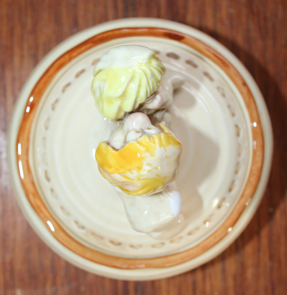 Miniatura: Preloved Ceramic Lovers Trinket Box, Japanese Ceramics