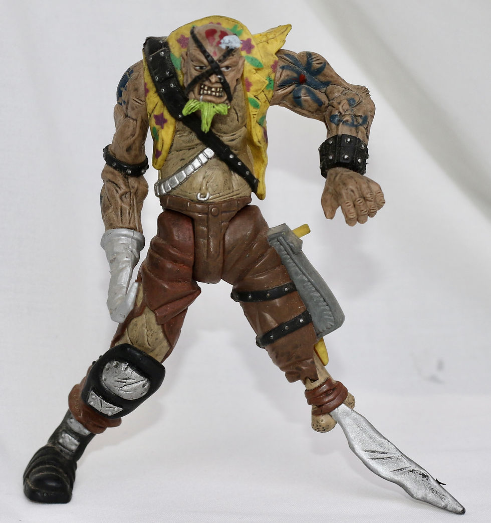 Μικρογραφία: Preloved Crutch action figure from the McFarlane Toys Spawn Series 7 collection.
