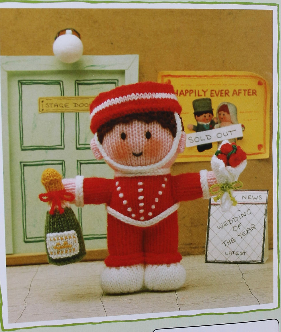 Miniatura: Preloved Jean Greenhowe's Little Gift Dolls, OOP patterns.