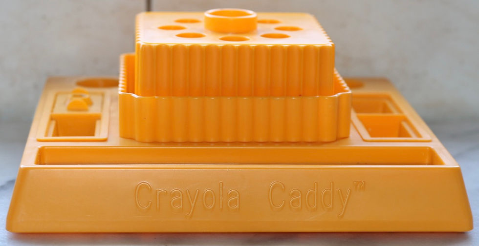 Miniatura: Preloved Vintage Crayola Holder, Vintage Crayola Caddy Desk Organizer