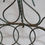 Миниатюра: Preloved Vintage Wire basket , Wire egg basket, Metal Basket with Leaf