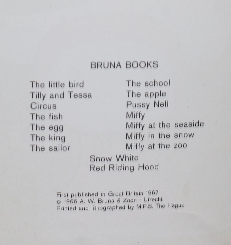 Thumbnail: Preloved Vintage Red Riding Hood drawn by Dick Bruna.