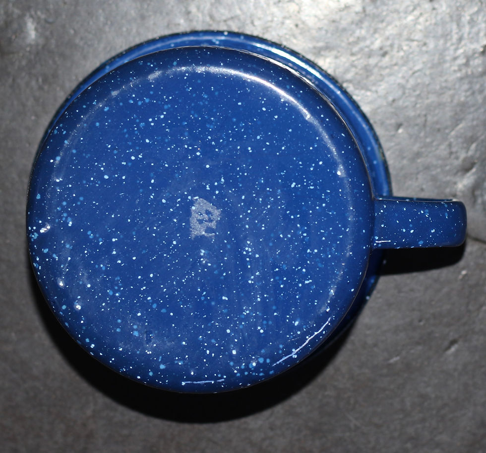 Μικρογραφία: Preloved Speckled Blue Enamelware Mug