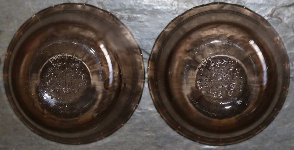 Thumbnail: Preloved Pair of Pyrex Glass Custard Cups, Pyrex Glass Bowls