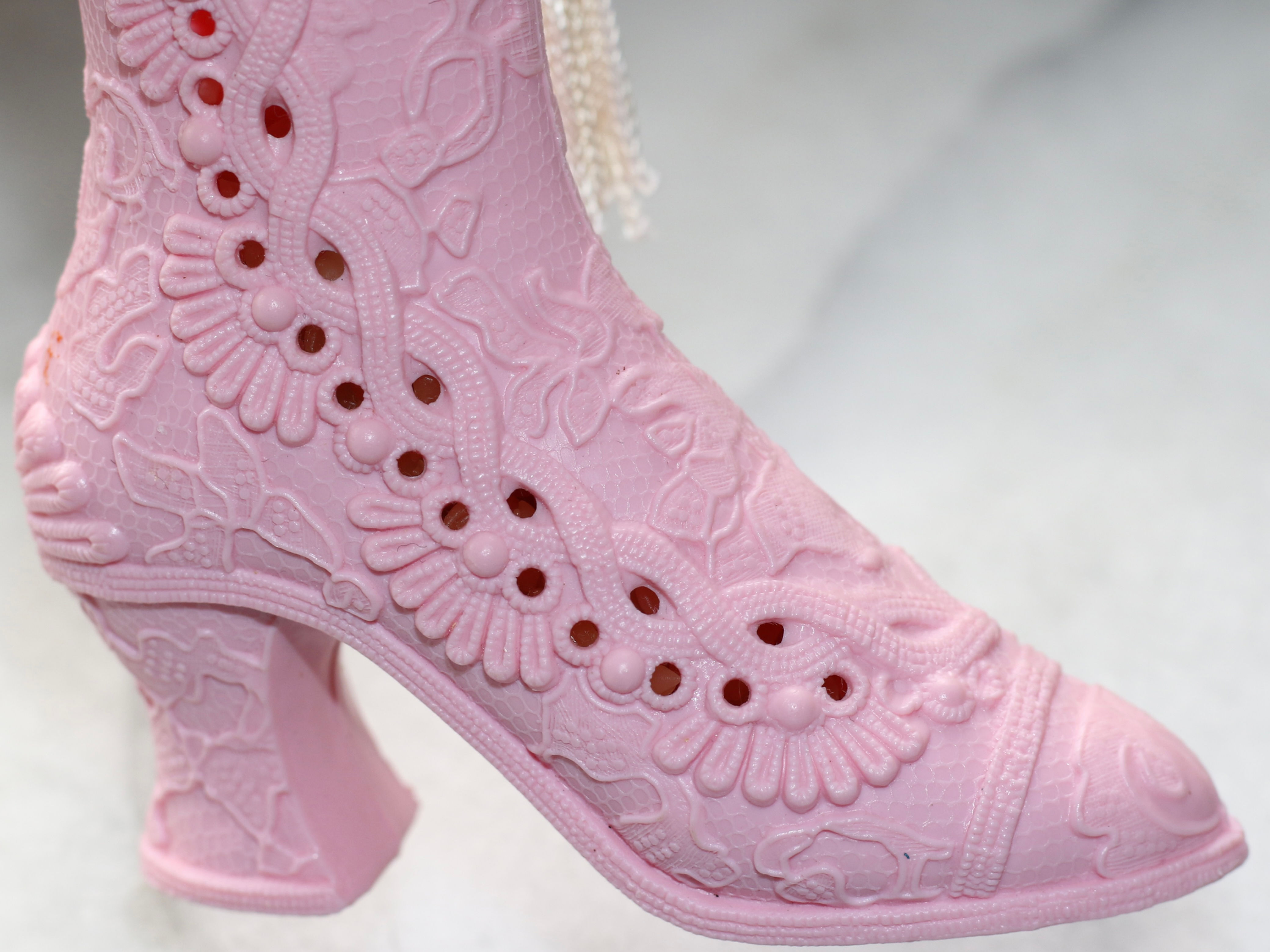 Preloved Vintage Pink Boot Pomander - Scented Pomander - Plastic Air Freshener