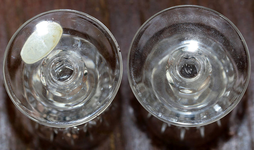 Miniaturbild: Preloved Pair of Sherry Glasses, Wine Glass, Crystal Sherry Glasses , Astra Lead