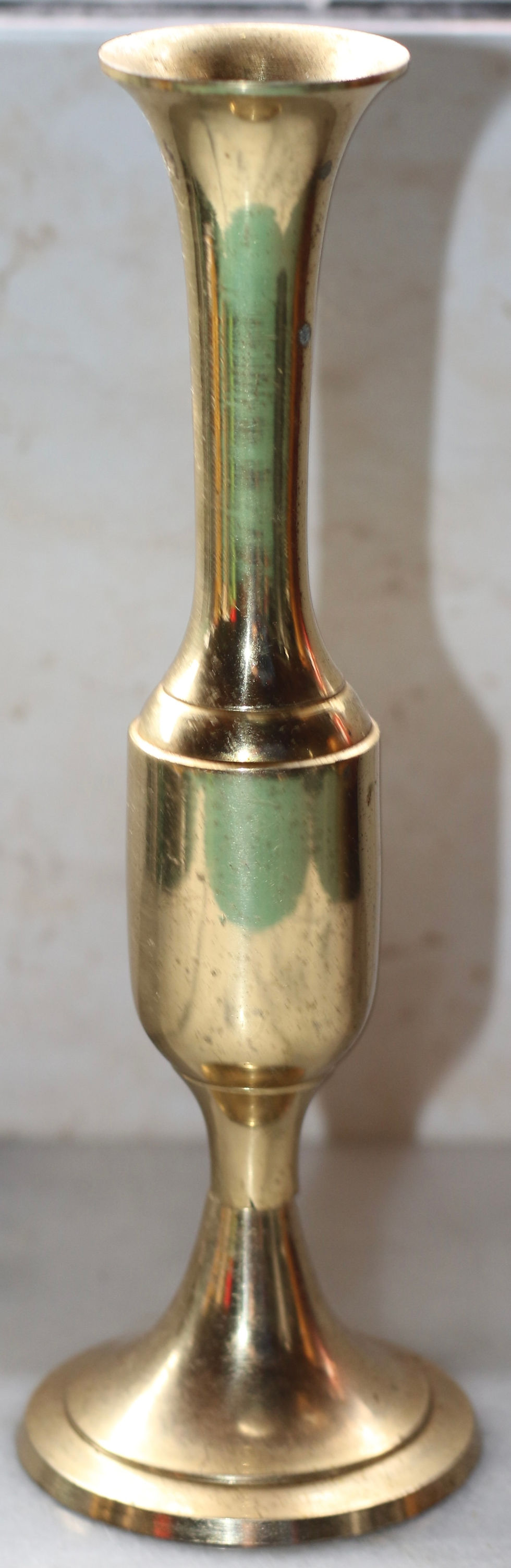 縮圖：Preloved Small Brass Posy Vase for Violets
