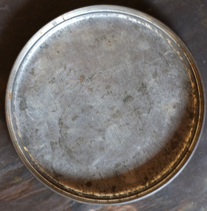 Thumbnail: Preloved Retro Willow tin canister, Pied Honey Eaters Tin, made in Australia.