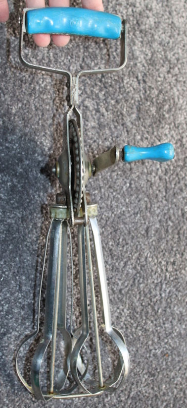 Miniatura: Preloved Metal Swift Whip Hand Beater, made in Australia - metal turning
