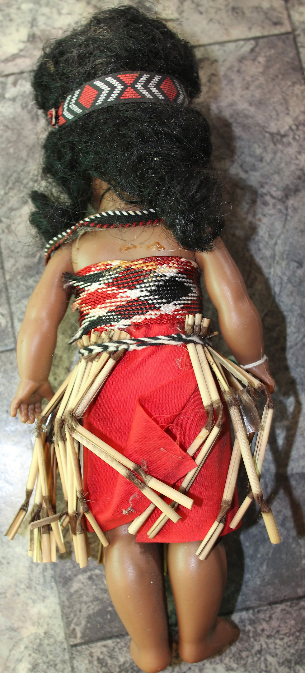 Miniatura: Preloved Maori Doll, New Zealand Maori Doll
