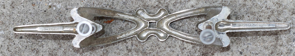 Miniaturbild: Preloved Vintage Metal Cabinet handle, Ornate Metal Cabinet Handle