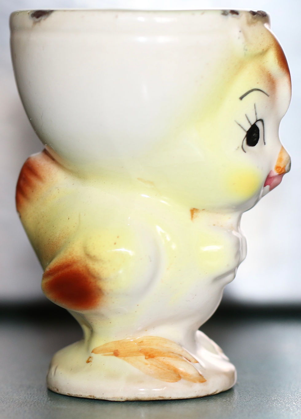 Миниатюра: Preloved Vintage Bird egg cup, Bird Egg Cup Holder