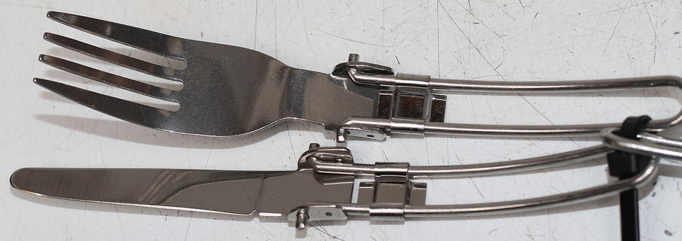 Miniatura: Preloved Pocket Cutlery Set, Folding Cutlery Set, Travelling Cutlery, Camping