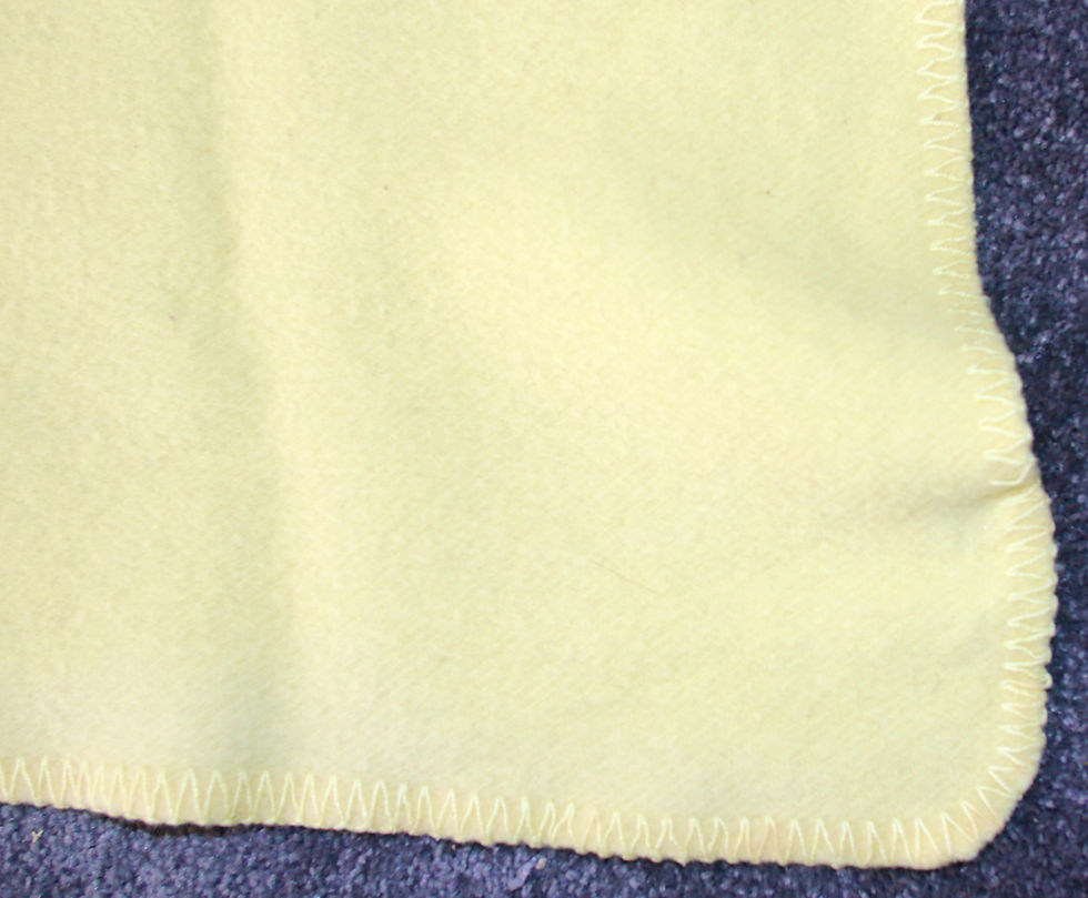 Миниатюра: Preloved Vintage wool blanket, Cot Blanket
