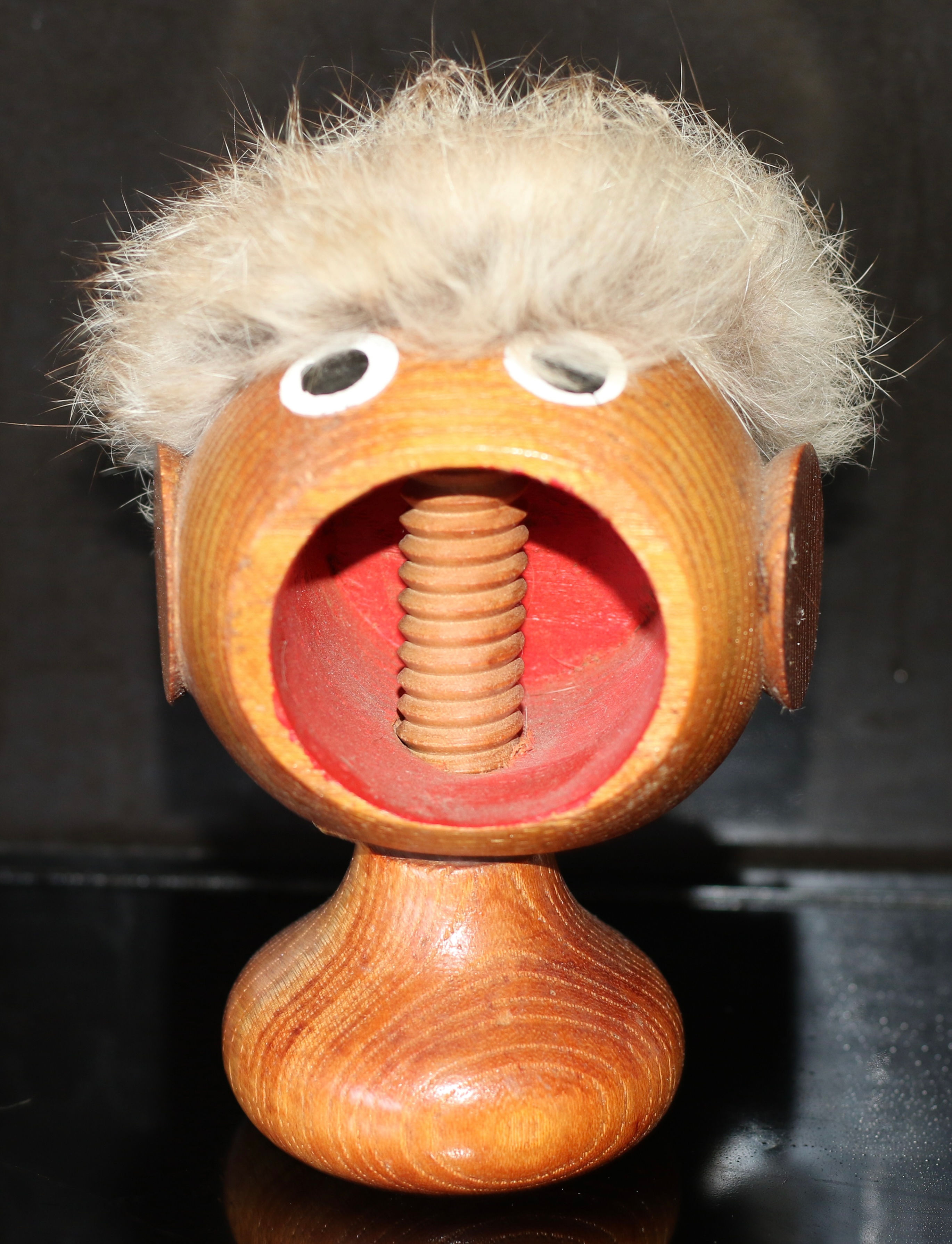 Preloved Retro Wooden Nut Cracker