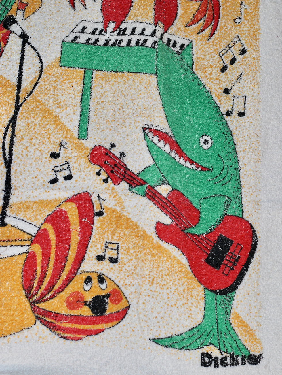 Μικρογραφία: Preloved Vintage Guest Room Towel, Fishcoteque Dickies Towel