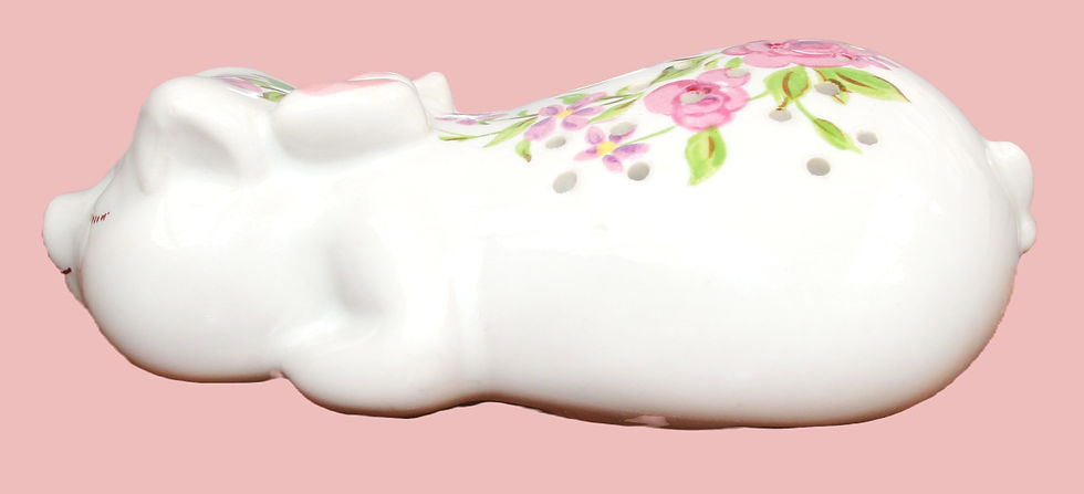 Thumbnail: Preloved Handcrafted Avon Design Pomander, Pig Pomander