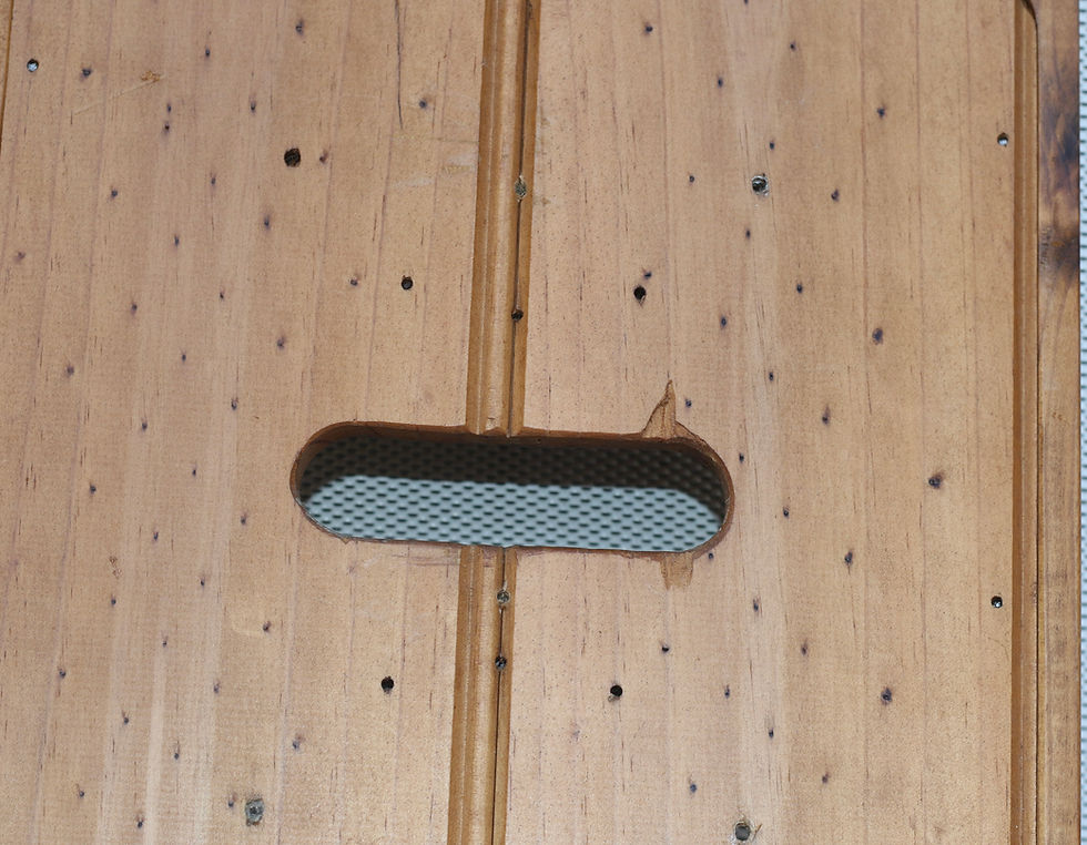 Thumbnail: Preloved rustic pine wall-mounted entryway organiser