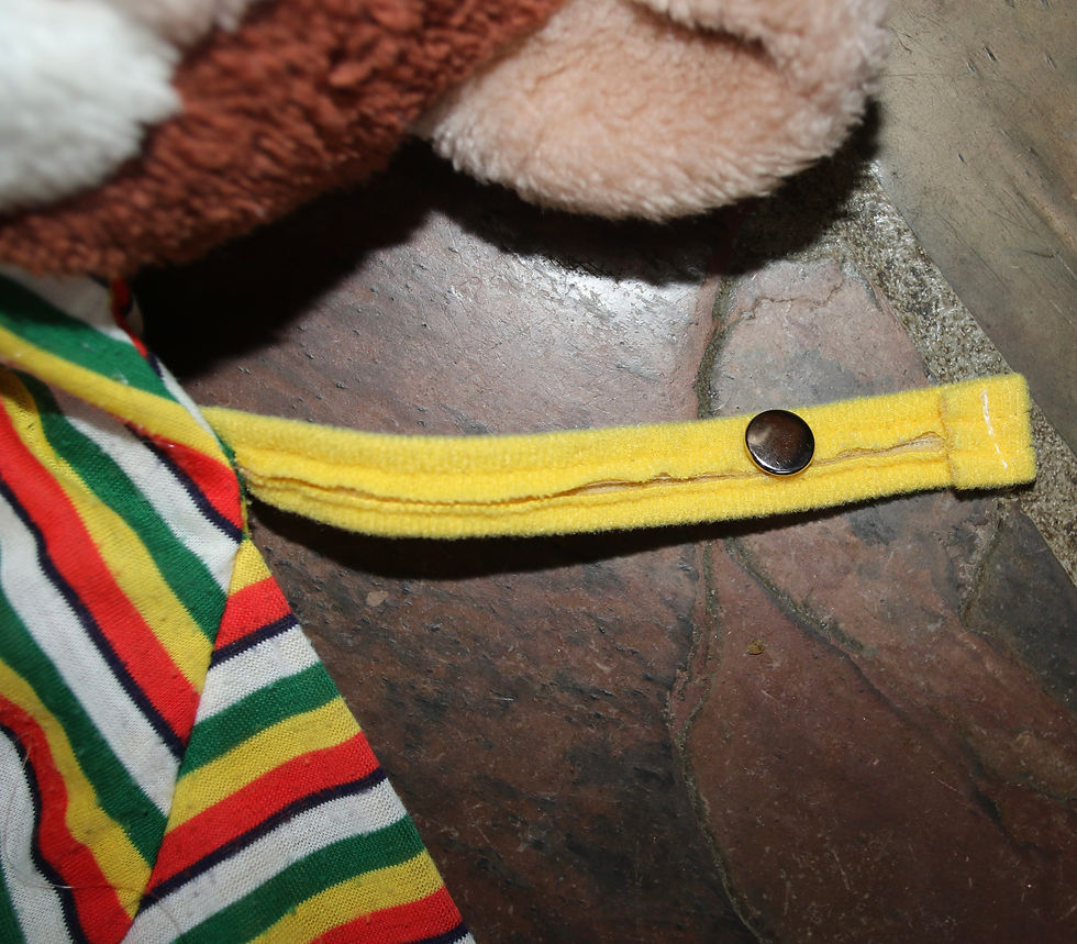 Thumbnail: Preloved Monkey Pyjama Bag, Vintage PJ Bag
