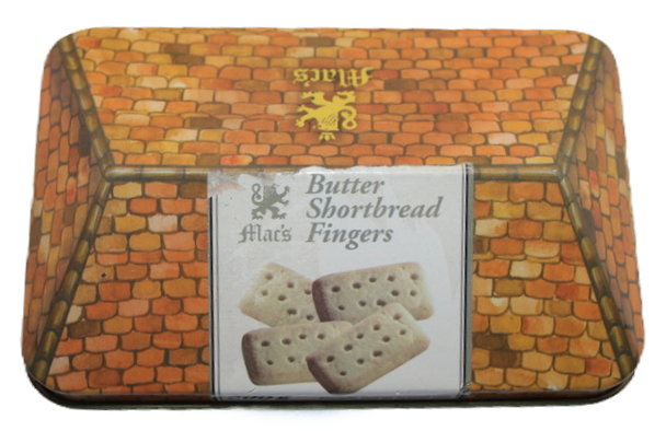 Thumbnail: Preloved Macs Shortbread Shop and Delicatessen Building Tin