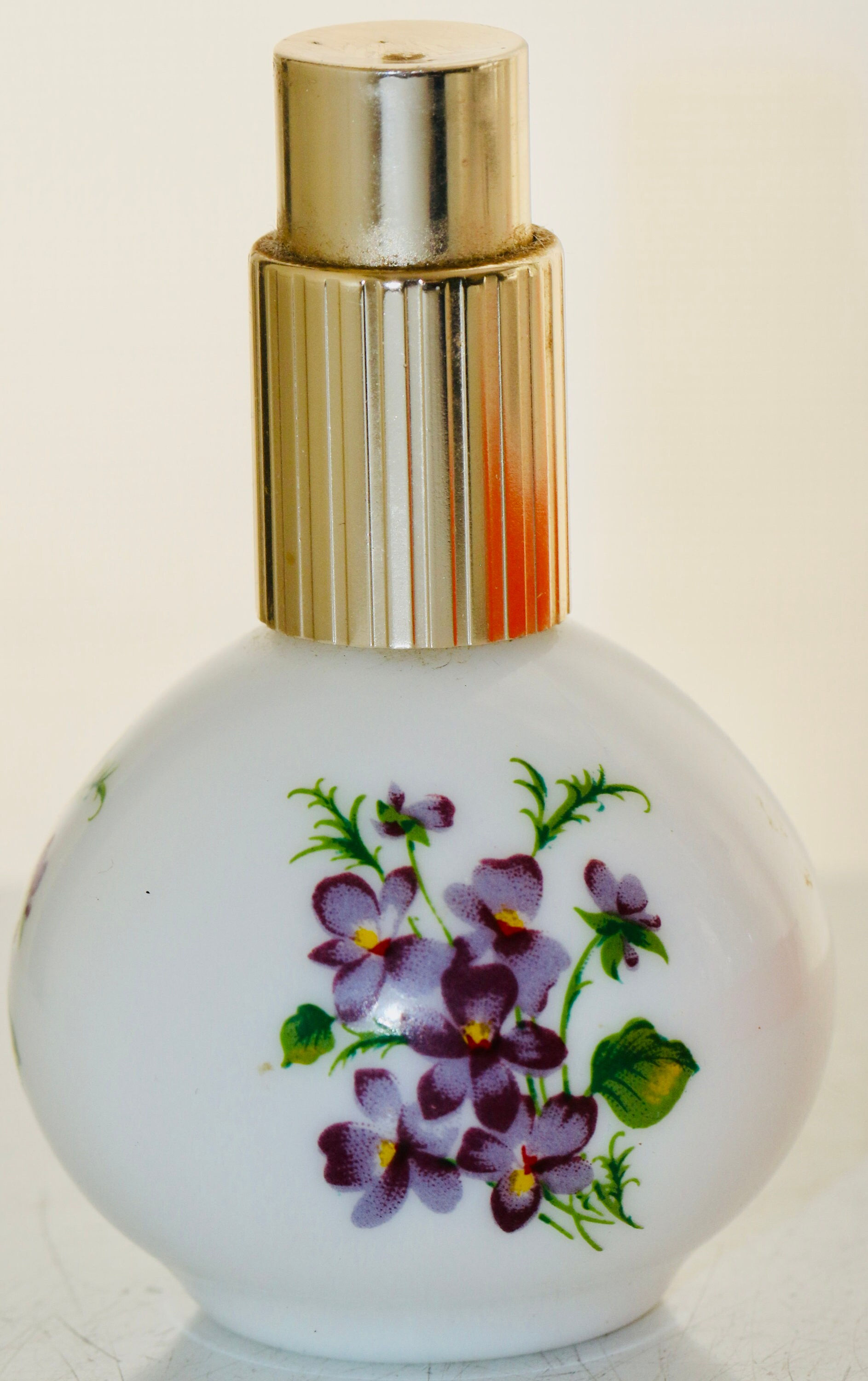 Preloved Floral  Perfume Bottle, Flower Perfume Bottle