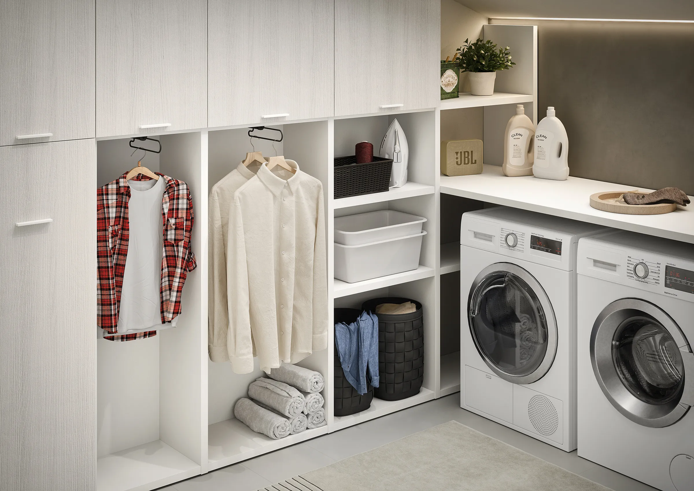 fitted utility room furniture