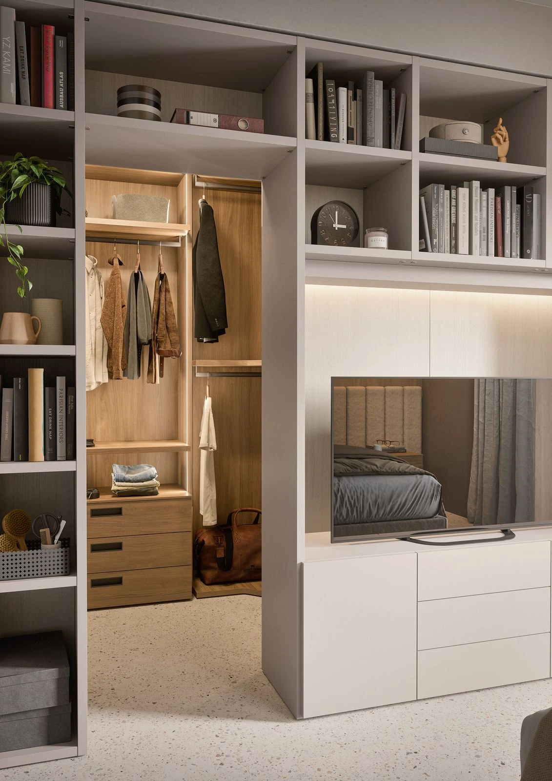 Combination living room units