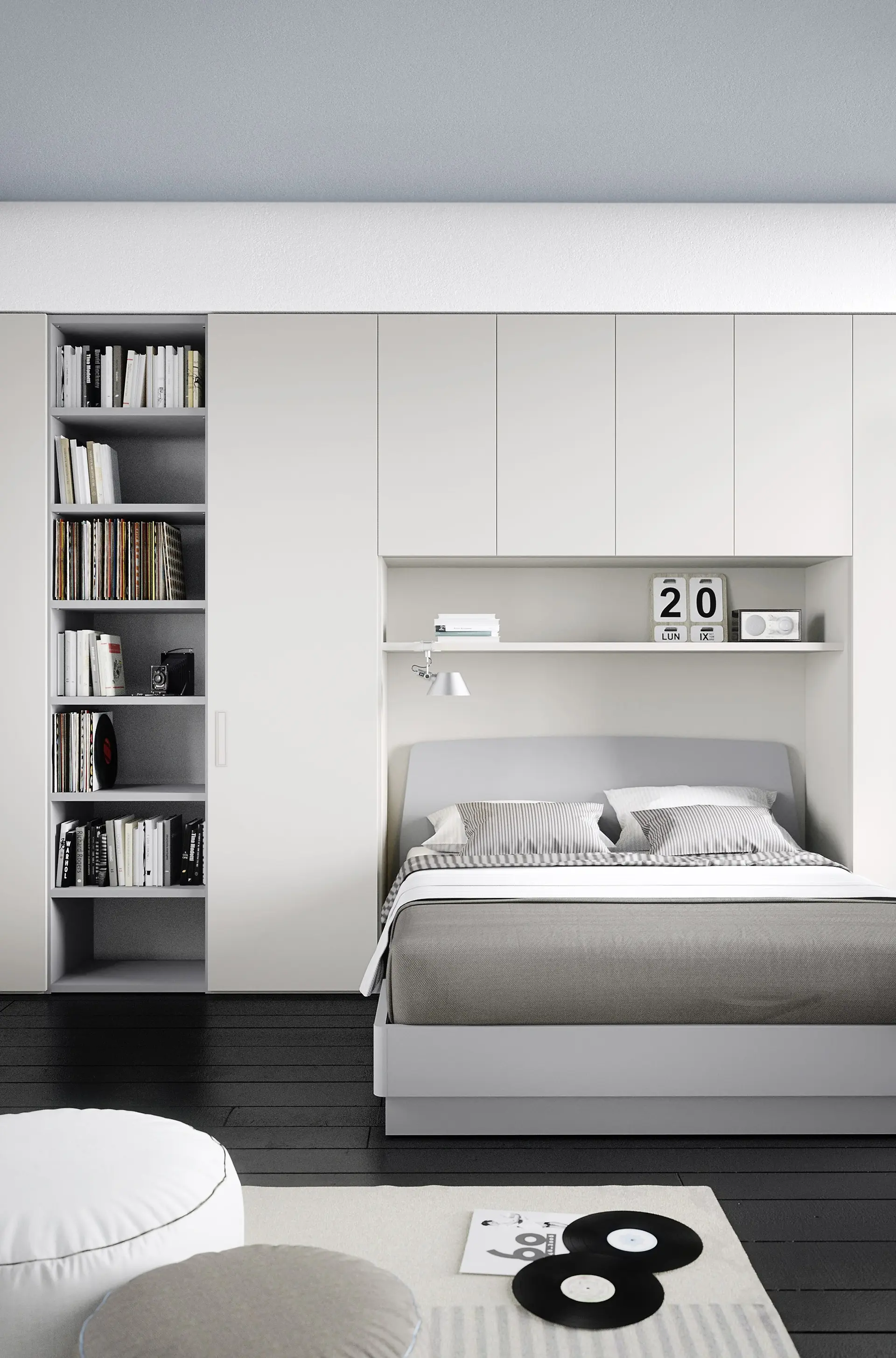 storage around bed