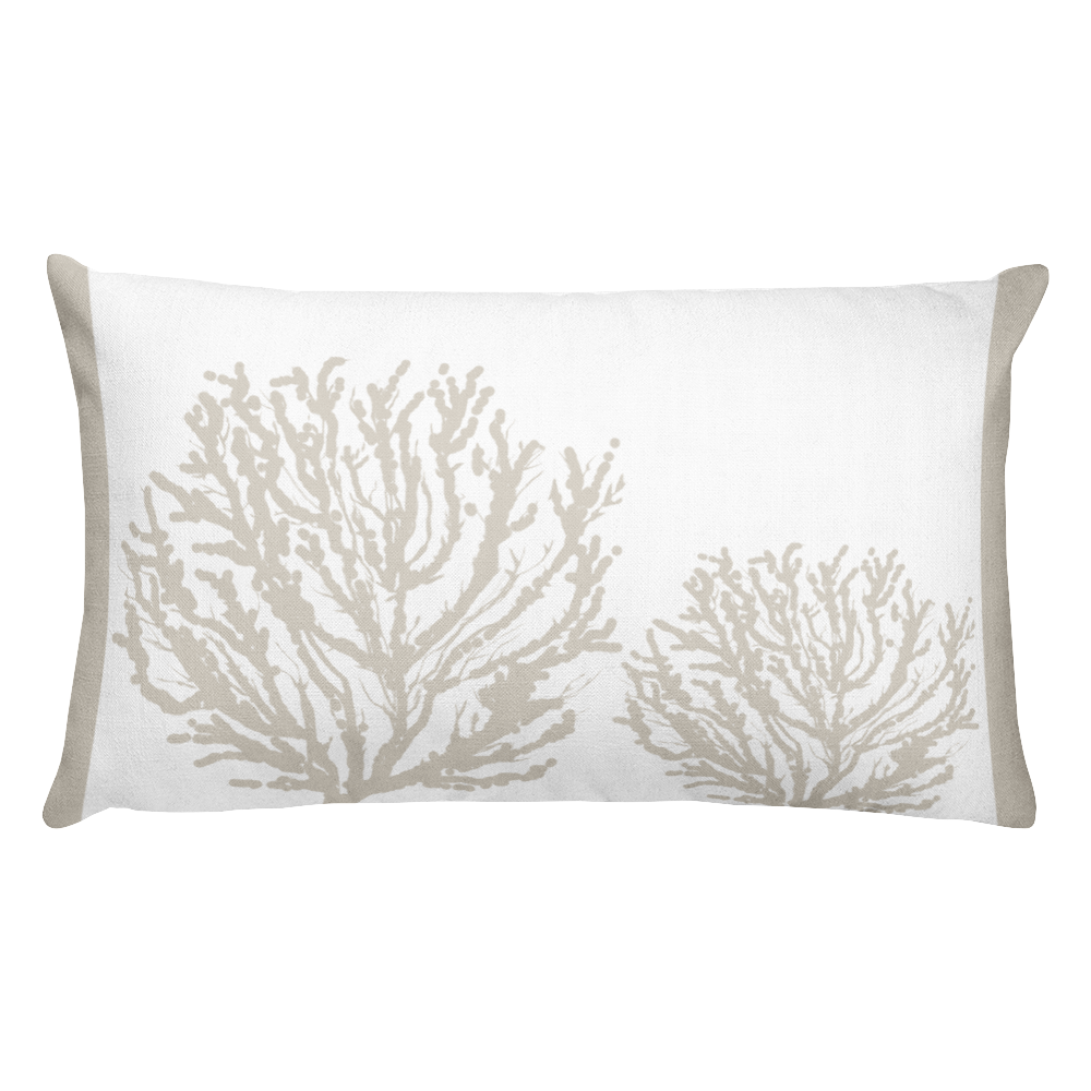 Honed Slate Coral Reef Cushion