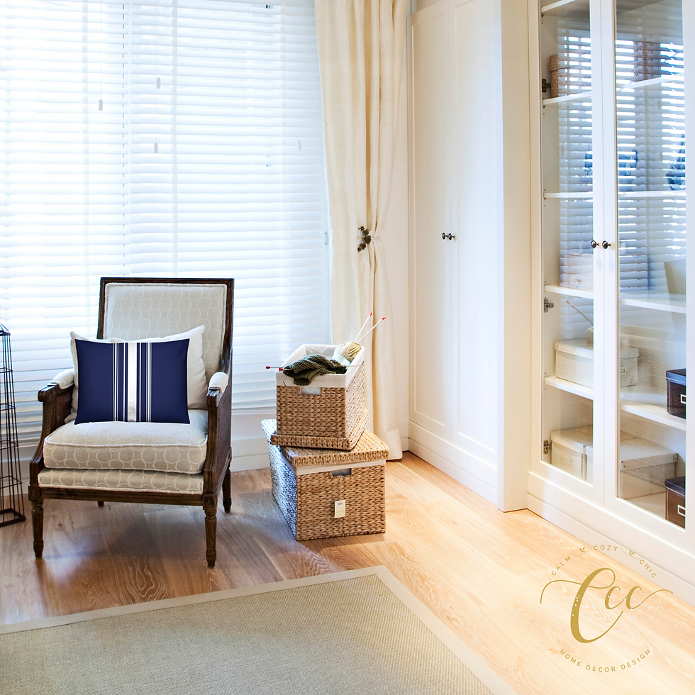 Thumbnail: Blue and White Stripe Cushion