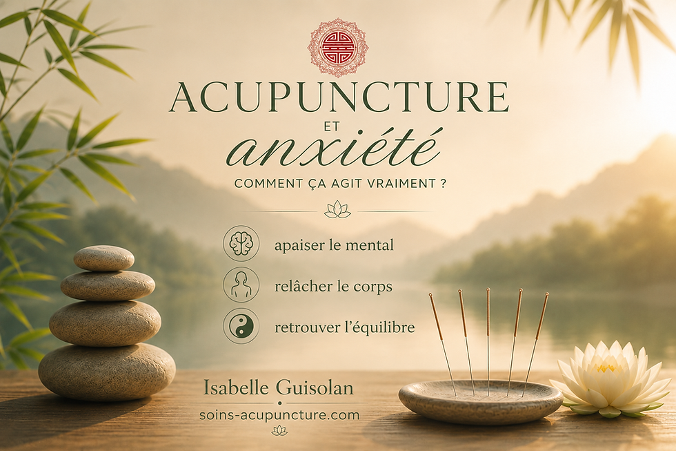 Acupuncture et anxiété : comment ça agit vraiment ?