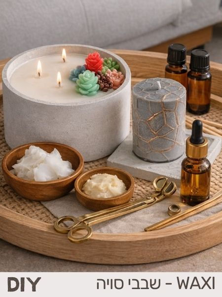 שעווה לנרות