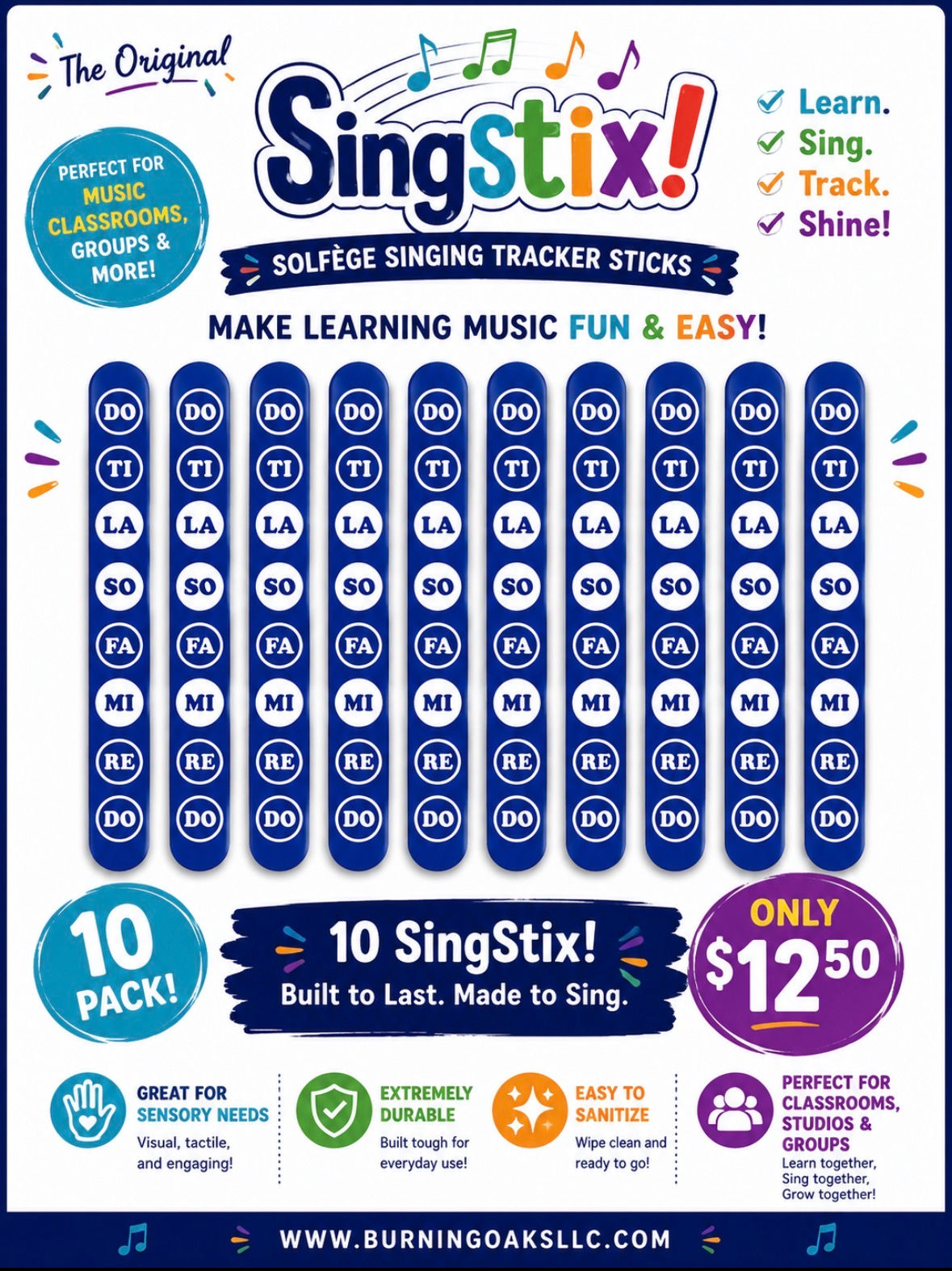 SingStix! Multi-pack Set of 10