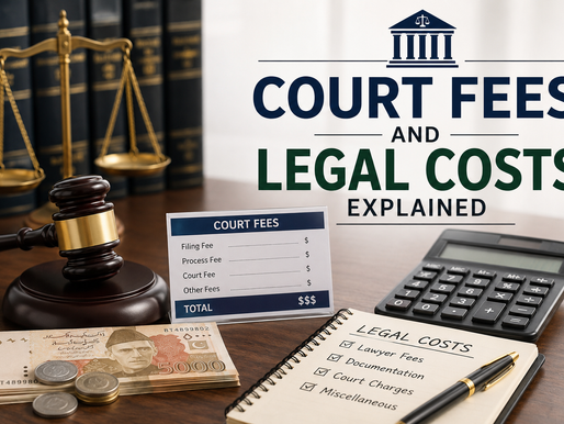 Court Fees and Legal Costs Explained