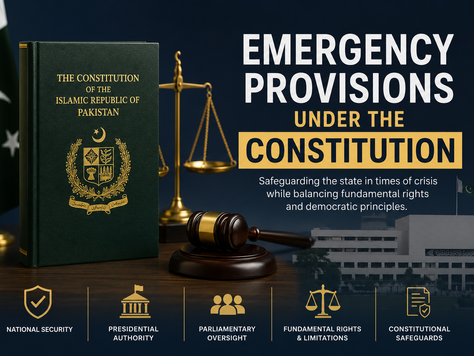 Emergency Provisions Under the Constitution